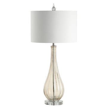 Dew Drop 32.75" Glass/Crystal LED Table Lamp - JONATHAN Y